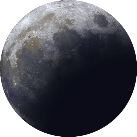 View of the Moon Planet